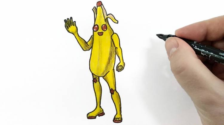 Как нарисовать Банан из Фортнайт