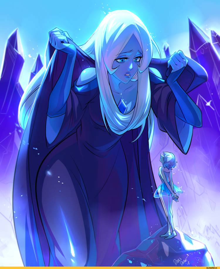 Срисовки Голубого Алмаза из мультсериала Вселенная Стивена