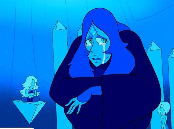 Срисовки Голубого Алмаза из мультсериала Вселенная Стивена 