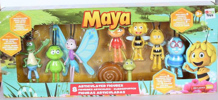 Пчела Майя, игрушки (обзор набора)