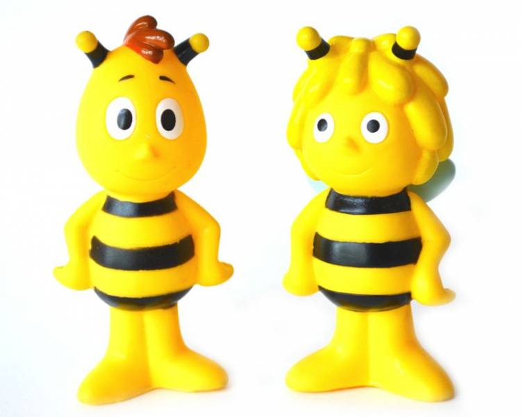 Герои Пчёлка Майя и Вилли резиновые