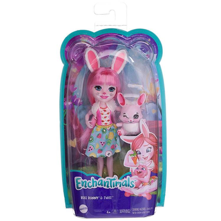 Кукла Mattel Enchantimals Бри Кроля и Твист, с питомцем