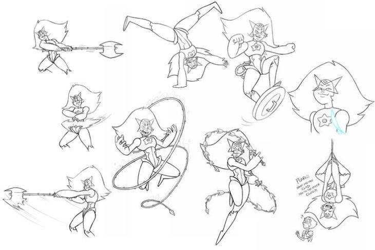 Персонажи из мультфильма Вселенная Стивена для срисовки 