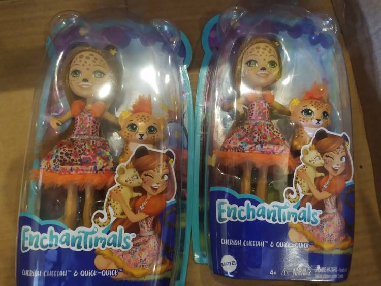 Кукла enchantimals cherish cheetah doll чериш гепард и квик квик, цена