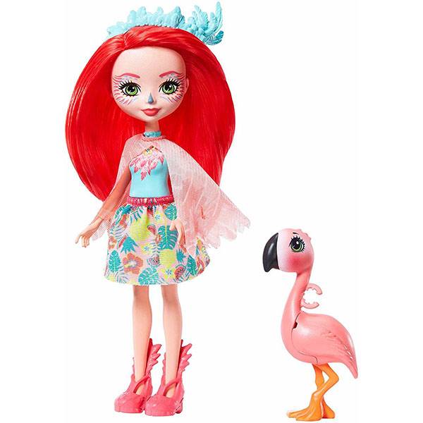 Кукла Enchantimals Фенси Флэминг и Свош с любимой зверюшкой Mattel в магазине кукол DollsToy
