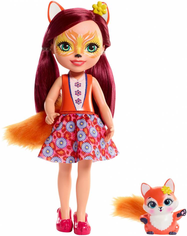 Кукла Mattel Enchantimals Фелисити Лис и Флик, с питомцем, FRH