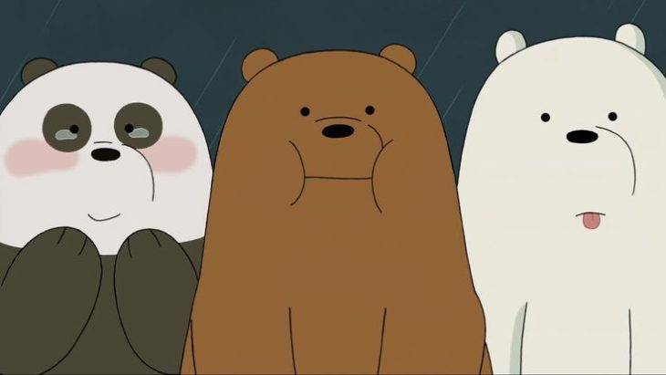Персонажи из мультфильма Вся правда о медведях (we bare bears) для срисовки 