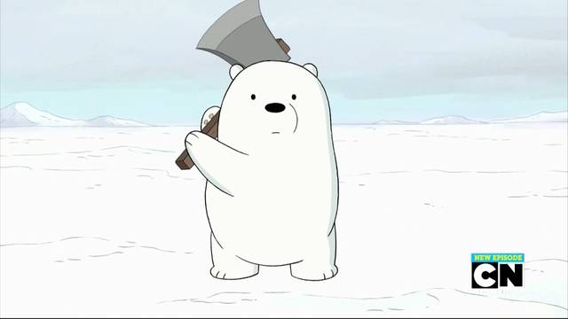 Белый из мультсериала «Вся правда о медведях» 
