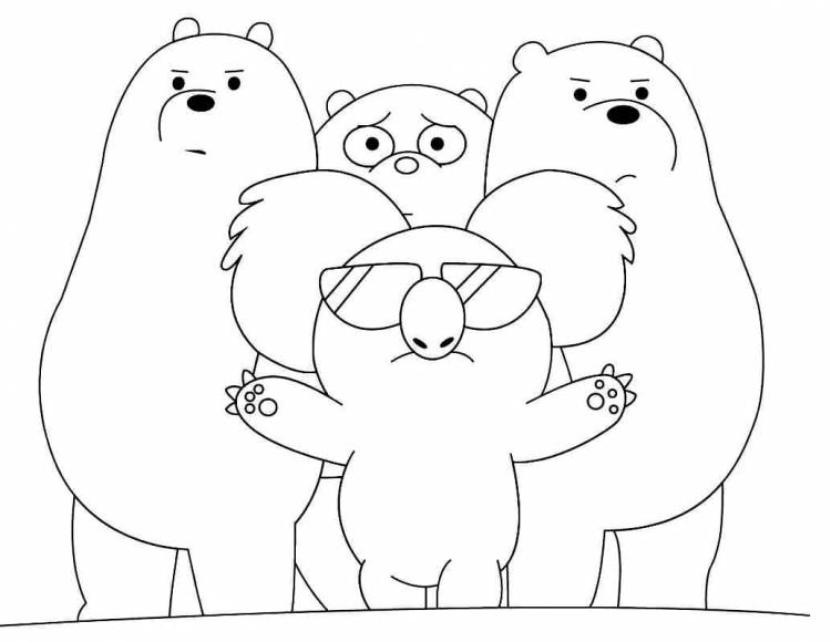 Раскраски Вся правда о медведях