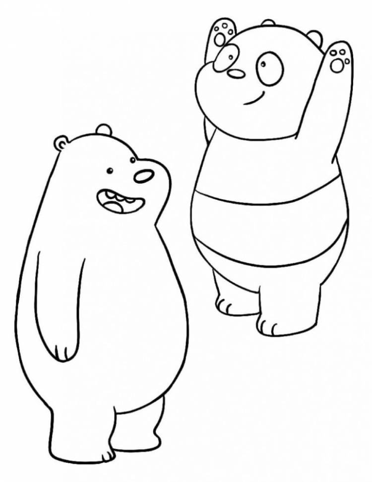Раскраска Вся правда о медведях