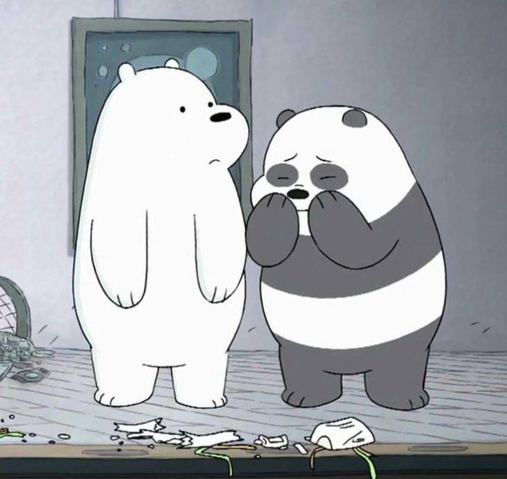 Срисовки Панды из мультсериала Вся правда о медведях 