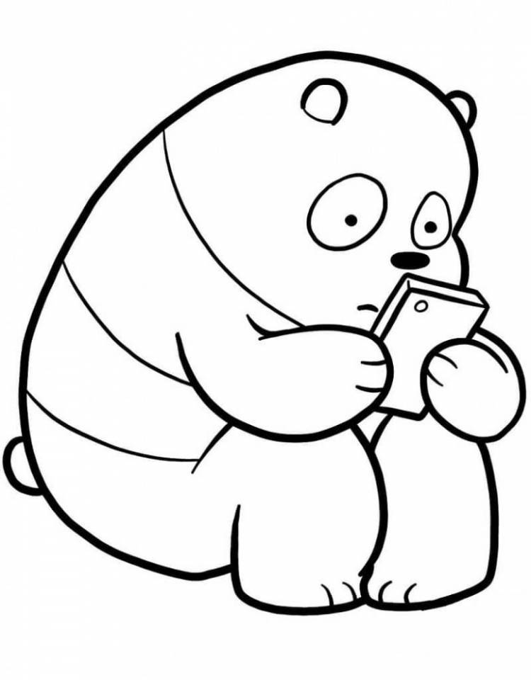 Раскраска Панда Вся правда о медведях