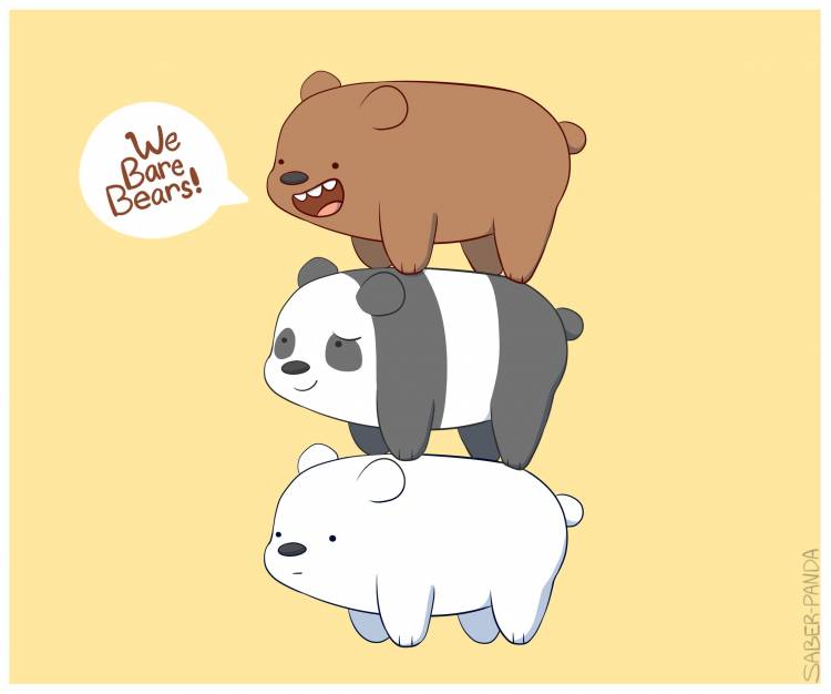 Панда и бурый медведь