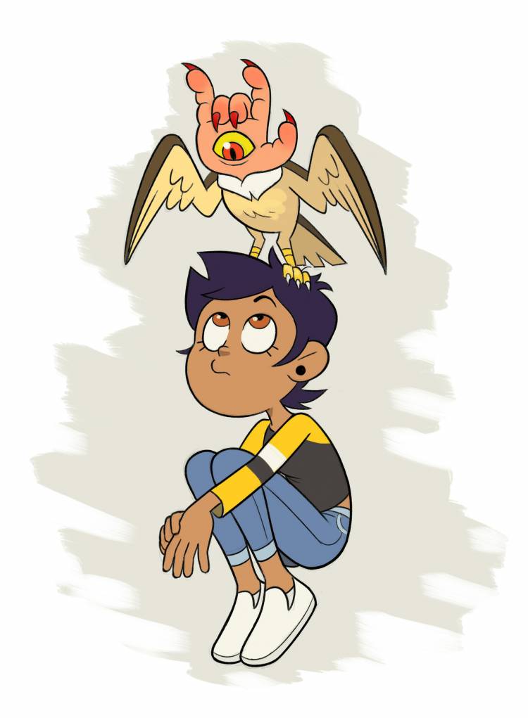 The Owl House новый рисунок от дизайнера персонажей
