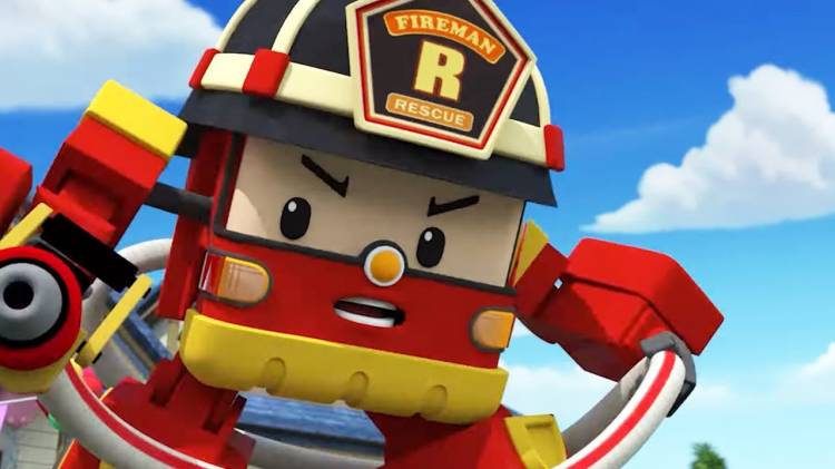 Рой и пожарная безопасность Спасатель Рой Робокар Поли Развивающие мультфильмы для детей