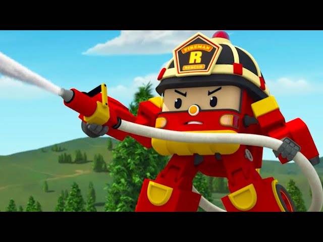 РОБОКАР ПОЛИ Рой и пожарная безопасность (сборник) Развивающий мультфильм для детей