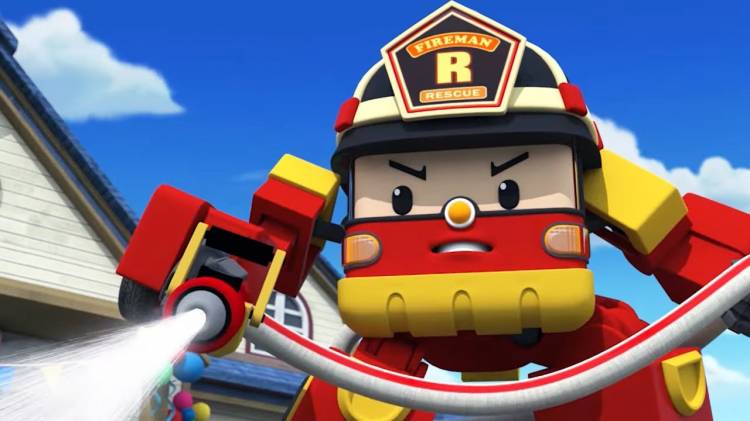 РОБОКАР ПОЛИ Рой и пожарная безопасность Развивающий мультфильм для детей