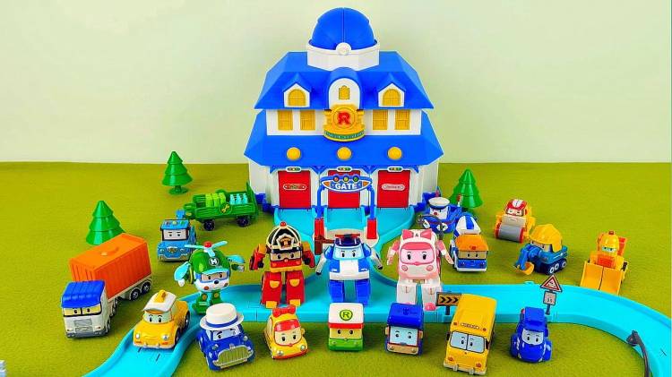 Robocar Poli Collection of toy cars
