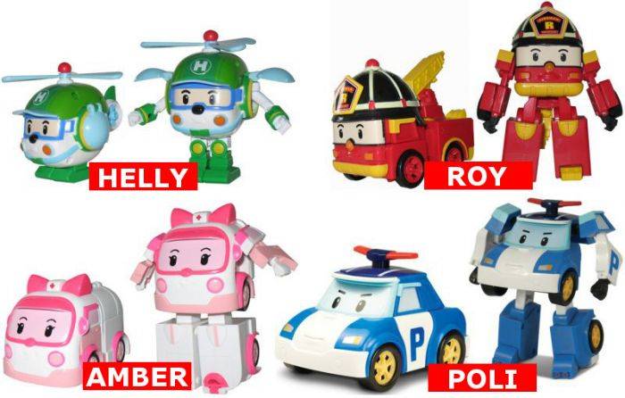 Набор трансформеров Робокар Поли Robocar Poli