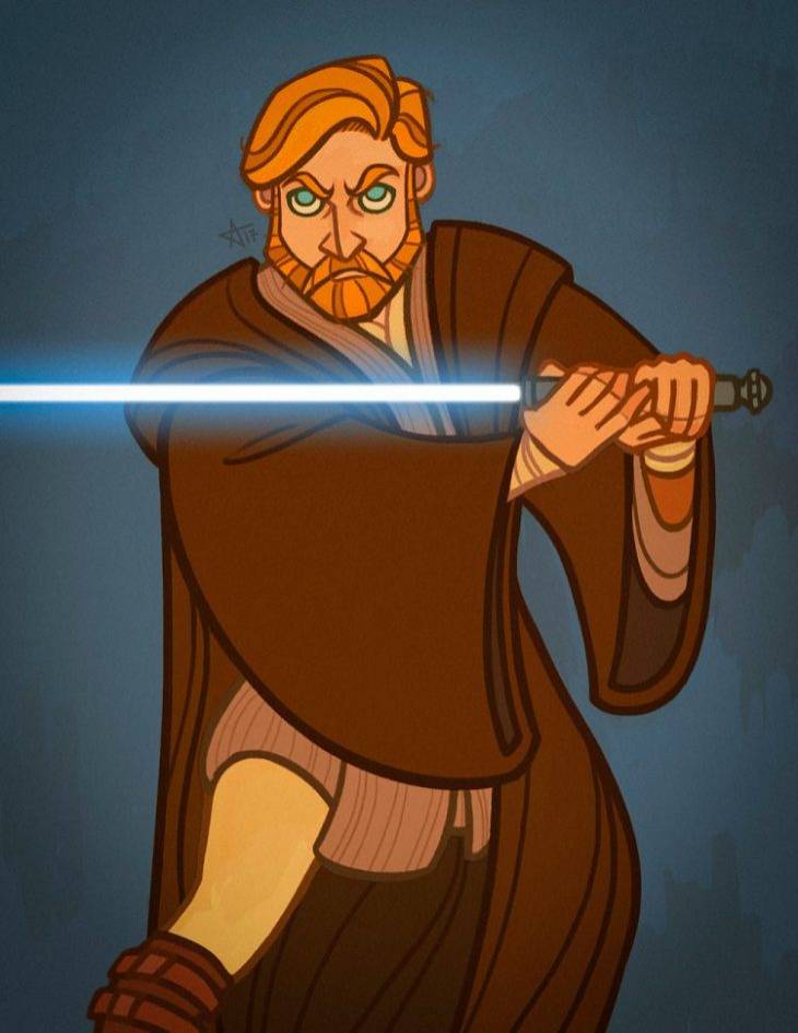 Оби-Ван Кеноби из мультсериала Звездные войны