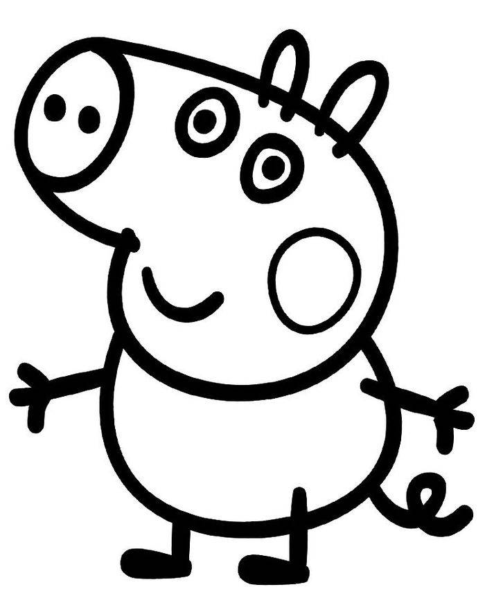 Свинка Пеппа в рисунках для дошкольников и младших школьников