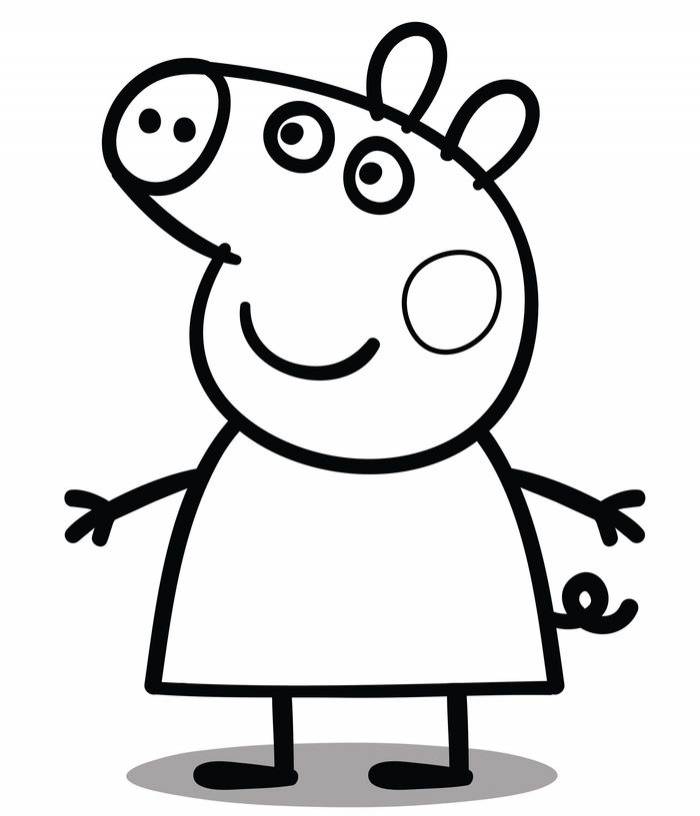 Свинка Пеппа в рисунках для дошкольников и младших школьников