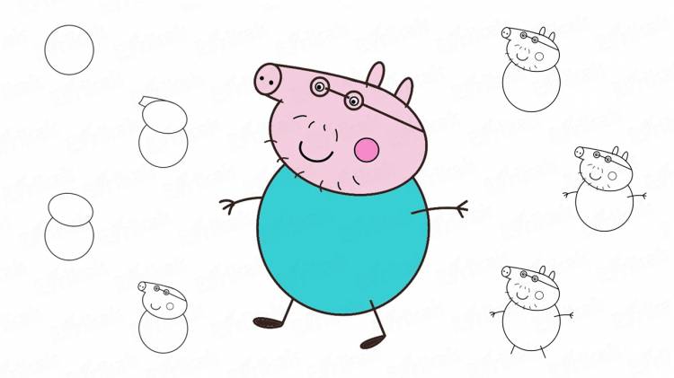 Рисунки свинки пеппы