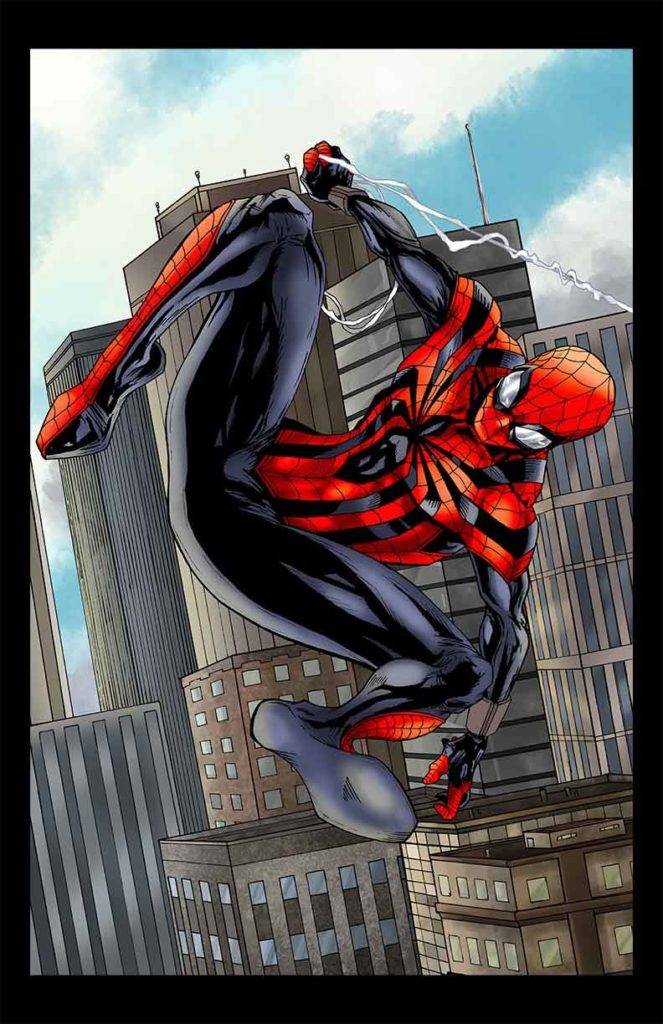 Срисовки Бена Рейли из мультсериала Человек-паук 