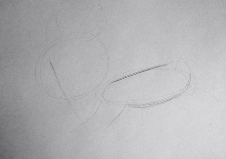 Как нарисовать Кусачку из Фиксиков карандашом поэтапно