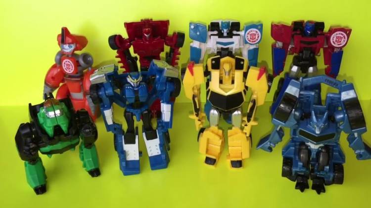 Трансформеры роботы под прикрытием! Роботы превращаются в машинки! Transformers Robots in Disguise!