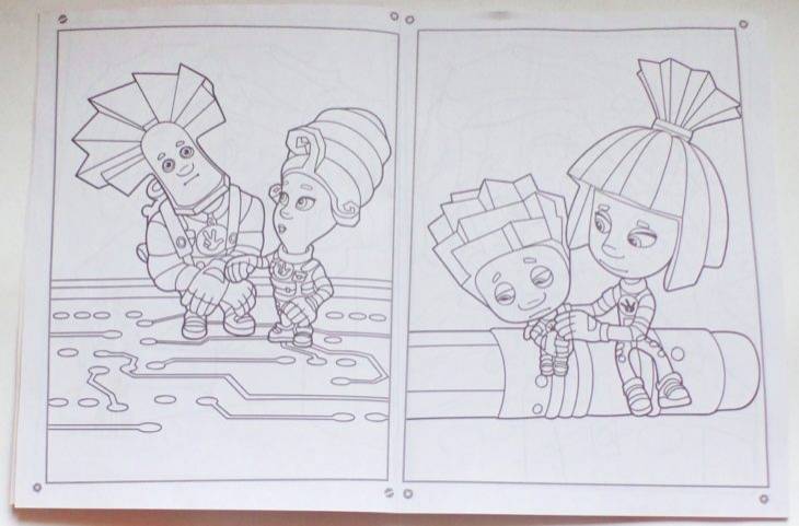 Персонажи из мультфильма фиксики для срисовки 
