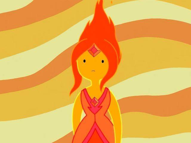 Срисовки Огненной принцессы из мультсериала Время приключений 