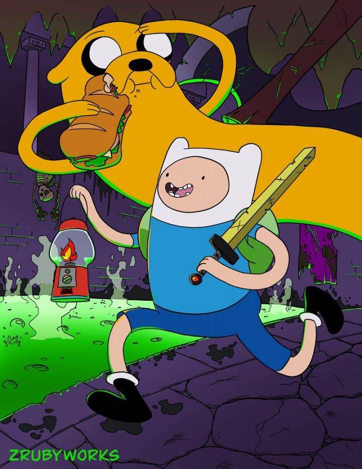 Время приключений (adventure time) картинки, персонажи 