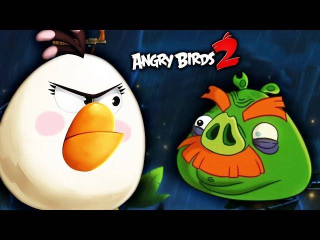 ЗЛЫЕ ПТИЧКИ ПРОТИВ СВИНЕЙ взрываем БОССА Мульт игра про птичек для детей Angry Birds