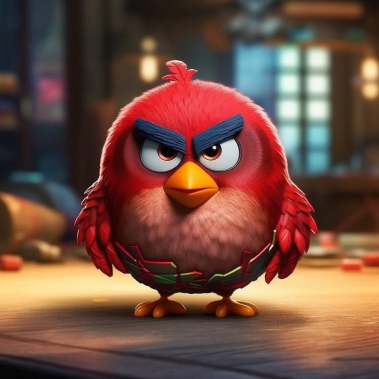Создать мем red angry birds, angry birds в кино, энгри бердз мультфильм