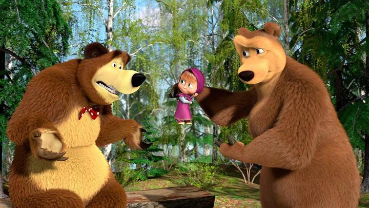 Мультсериал «Маша и Медведь» вошел в пятерку популярнейших в мире