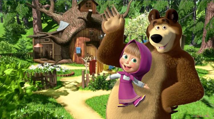Мультфильм Маша и Медведь смотреть онлайн все серии подряд в хорошем HD качестве