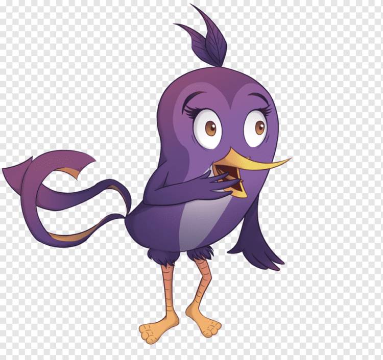 Фан-арт Angry Birds, Angry Birds Стелла, фиолетовый, другие, курица png