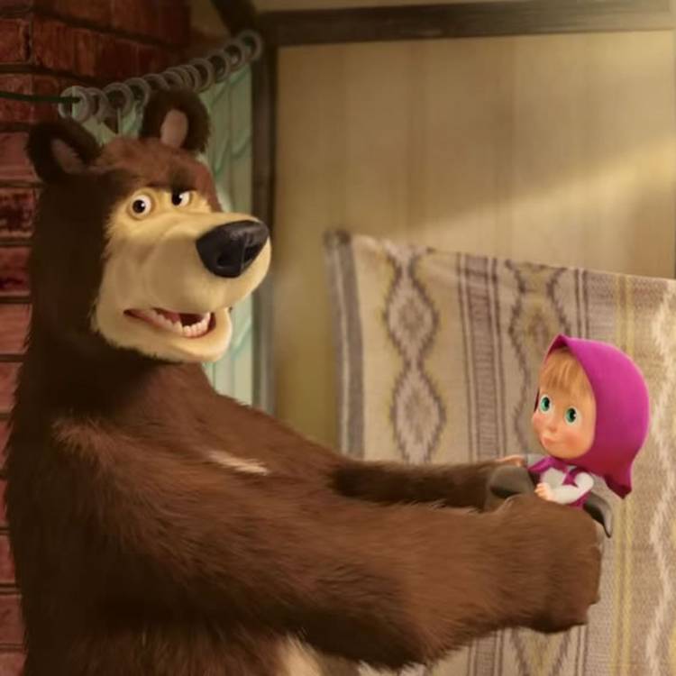Мультсериал Маша и Медведь вошел в пятерку любимых детских шоу в мире