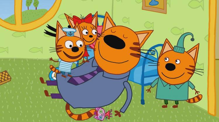 Герои мультсериала «Три кота»
