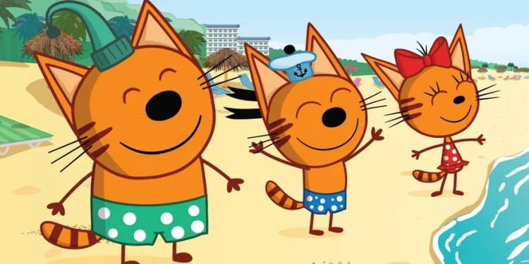 Показ мультфильма «Три кота и море приключений»