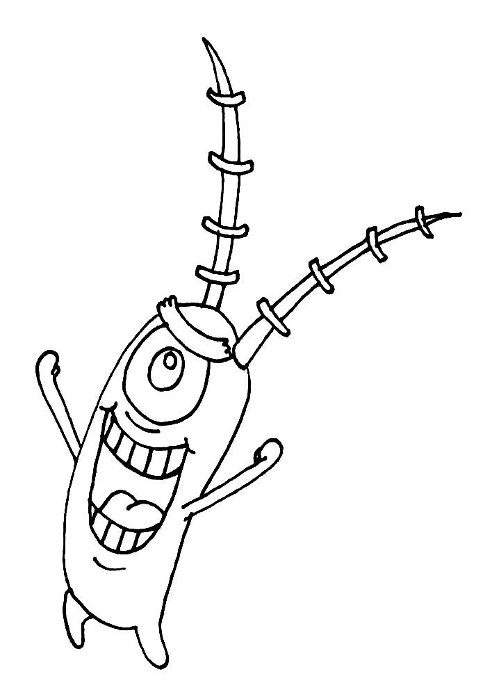 Шелдон Планктон из мультсериала «Губка Боб Квадратные Штаны» 