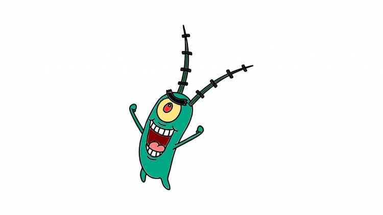 Как нарисовать Планктона из мультика Спанч Боб