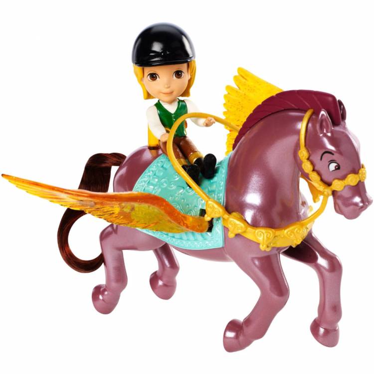 Игровой набор с мини-куклой 'Принц Джеймс и летающая лошадка', Sofia The First (София Прекрасная), Mattel [CKB