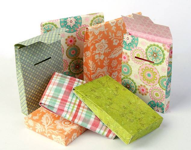 Бумажные коробочки-упаковки для бижутерии и не только