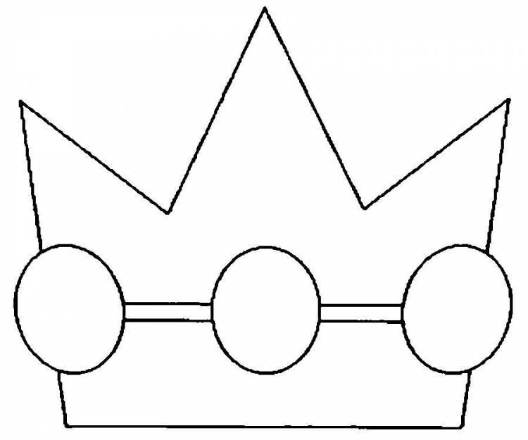 Шаблоны и трафарет корона для вырезания из бумаги