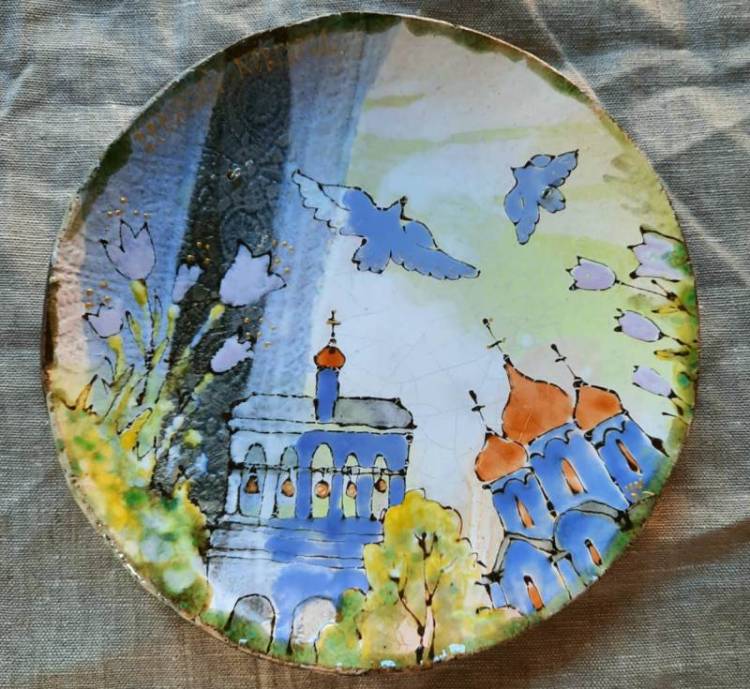 Керамическая тарелка виды, изготовление, роспись, куда повесить