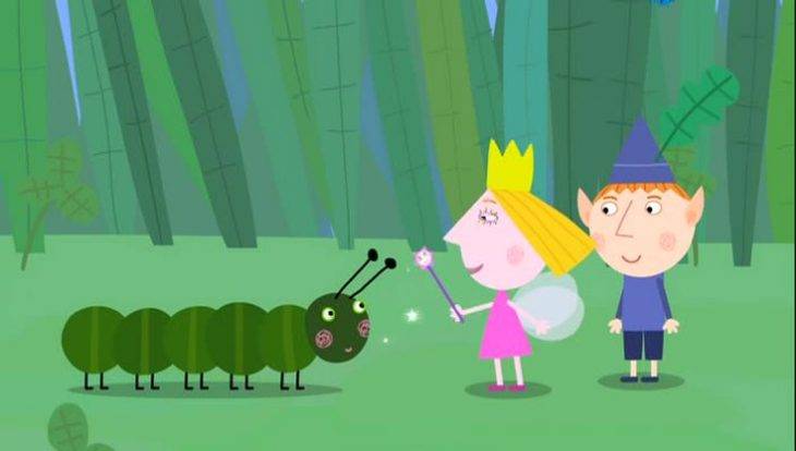 Персонажи из мультфильма Маленькое королевство Бена и Холли для срисовки 