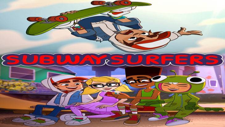Персонажи из мультфильма Subway Surfers для срисовки 