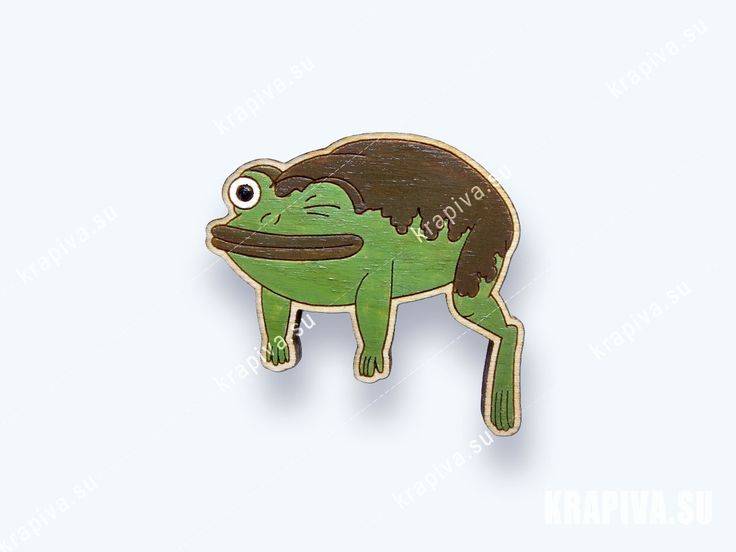 Брошь «Лягушка» z-frog